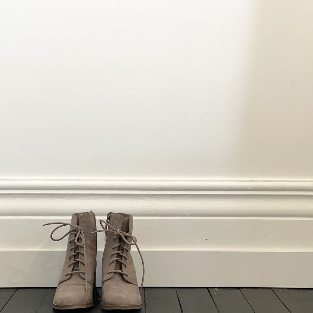 Faux Suede High Heel Boot